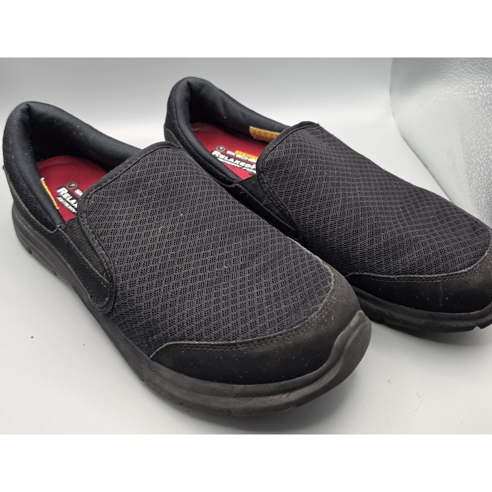 Skechers Work Cozard 76580 Women 9.5 Black Slip Resistant Slip On Shoes